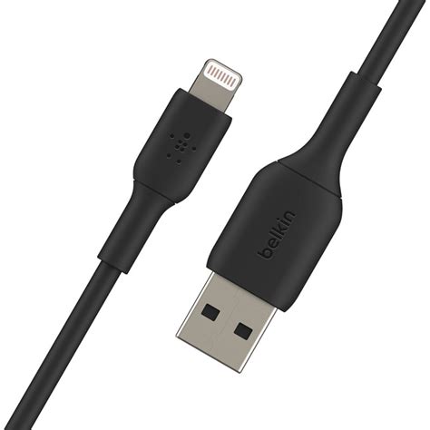 Belkin Boost Charge 1m Lightning to USB-A Cable - Black - CAA001bt1MBK ...