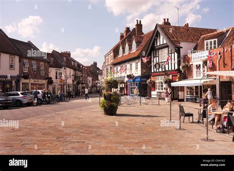 Beverley Town Centre, East Yorkshire Stock Photo, Royalty Free Image ...