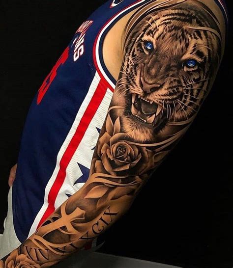 Tiger Tattoo Sleeve : Pin by danny chahda on Sleeve tattoos | Sleeve tattoos ... - Cherry ...