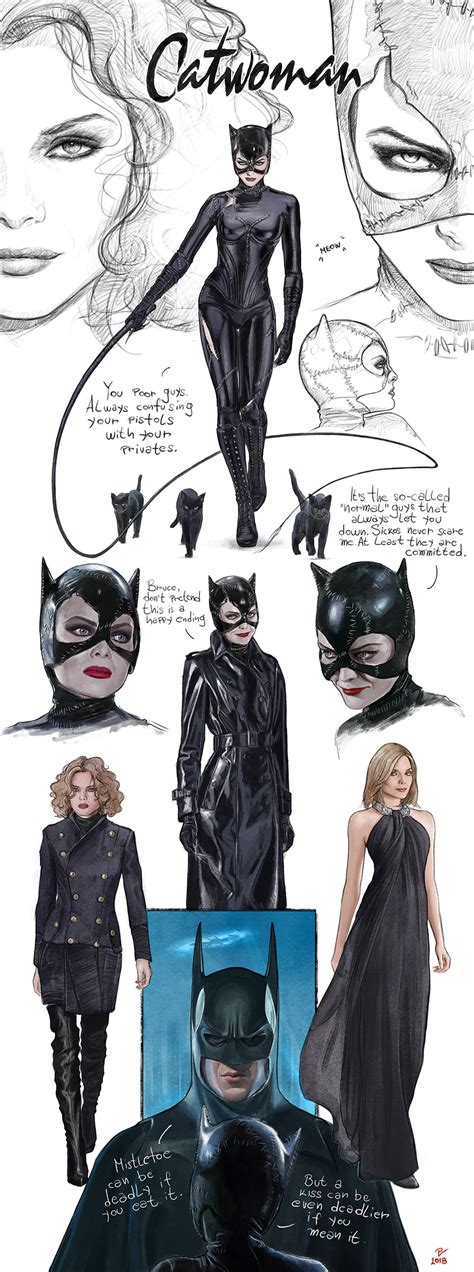 ArtStation - Batman Returns-Catwoman-concept art-FanArt