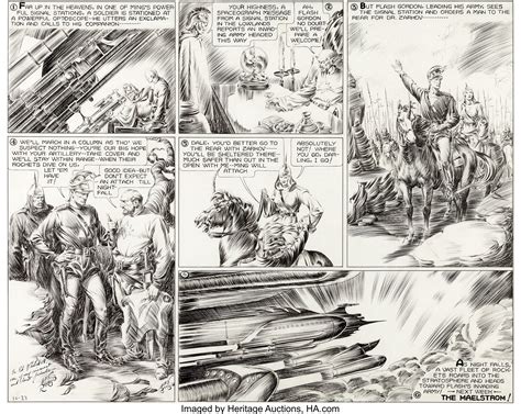 Alex Raymond Flash Gordon Original Art dated 10-27-35 (King | Lot #92087 | Heritage Auctions