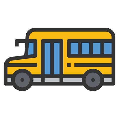 School Bus icon vector . 9098275 Vector Art at Vecteezy