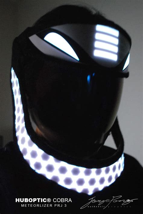 Masks > FULL FACE Masks > HUBOPTIC® COBRA PRJ 3 MASK / Future Robot | Led mask, Crafts costume, Mask