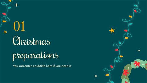 Christmas Lights Theme | Google Slides & PowerPoint