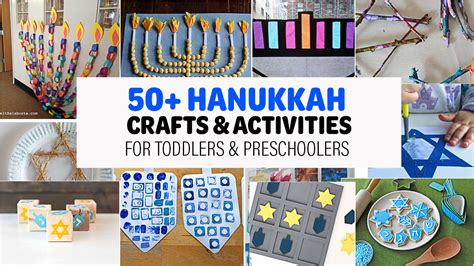 50+ Fun & Easy Hanukkah Crafts and Activities for Kids - HAPPY TODDLER ...