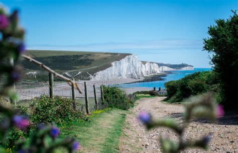 Seven Sisters National Park, White Cliffs,beach,ocean East Sussex ...