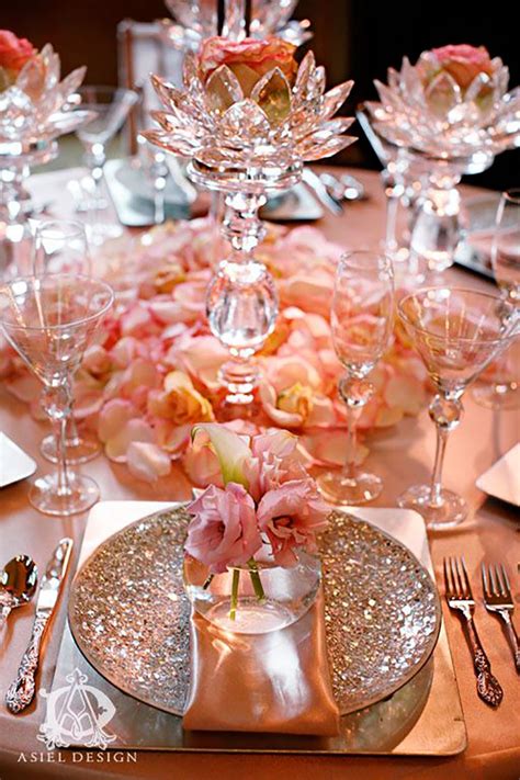 Peaches and Cream 🍑 | Peach wedding, Beautiful table settings, Coral ...