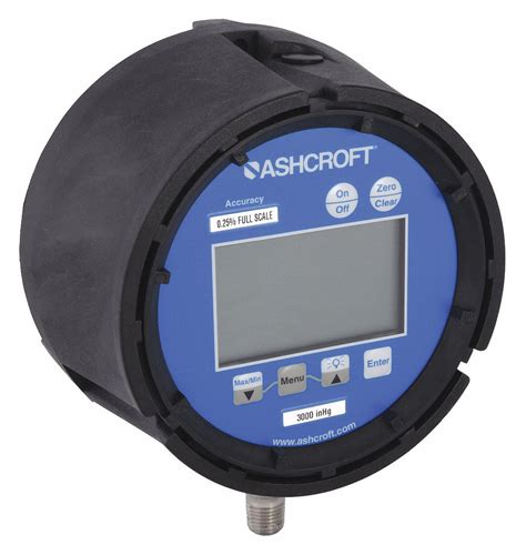 ASHCROFT, Test Pressure Gauge, 0 to 3,000 psi, Digital Test Pressure Gauge - 4TA36 ...