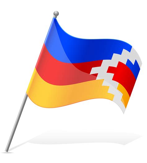 flag of Nagorno Karabakh Republic vector illustration 515012 Vector Art at Vecteezy