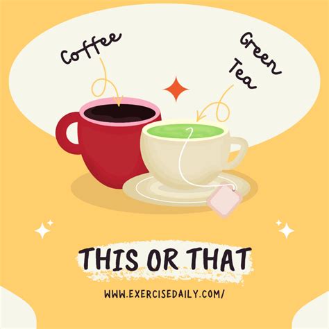 Green Tea or Coffee: Which Is Better for You? - Exercise Daily