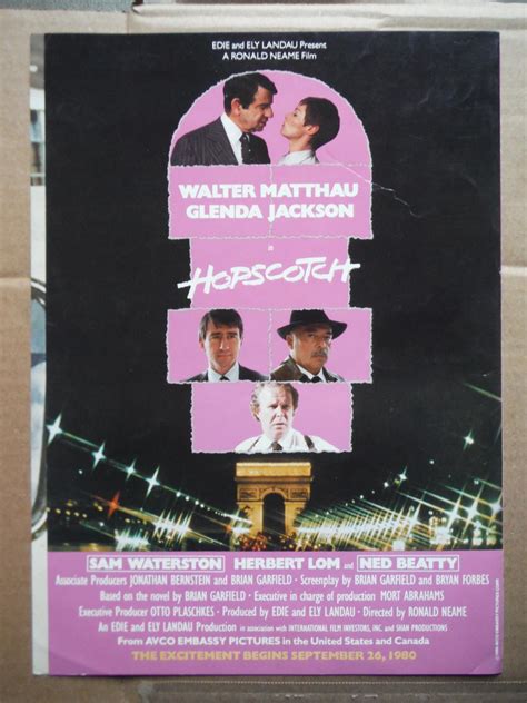 Hopscotch (Movie Poster): Very Good (1980) | Imperial Books and Collectibles