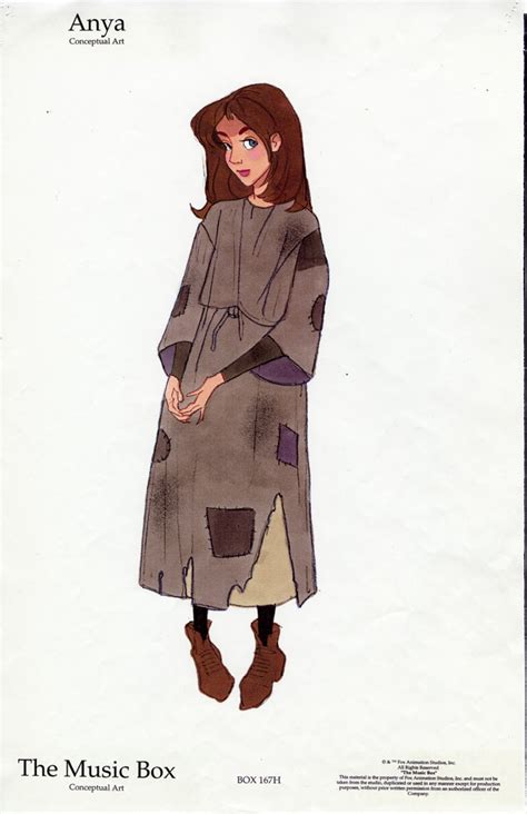 Early Anya character designs for Anastasia - Don Bluth Heroines Photo ...