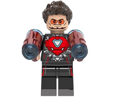 2018 Iron Man Tony Stark Minifigures Avengers Super Heroes Lego Compatible Toy | Iron man de ...