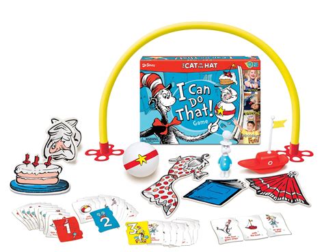 Dr. Seuss The Cat in the Hat I Can Do That! Kids Activity Game for Ages ...