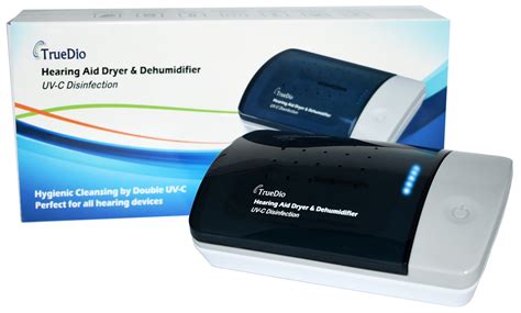 Truedio Automatic Hearing Aid Dryer & Dehumidifier - Double UV-C Light for Disinfection ...