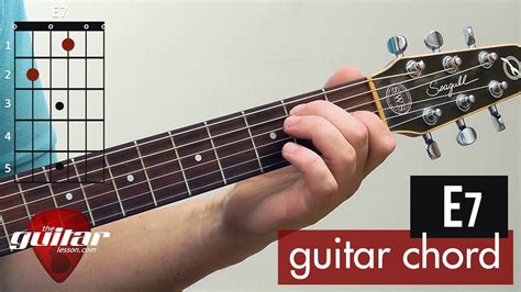 How to play the E7 chord | Beginner guitar lesson - YouTube