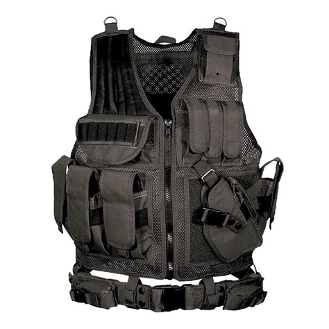 Deluxe Tactical Vest - Black Standard - Galati Gear available at Galati ...