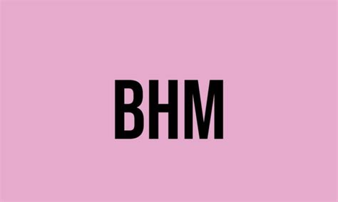 What Does Bhm Mean? - Meaning, Uses and More - FluentSlang