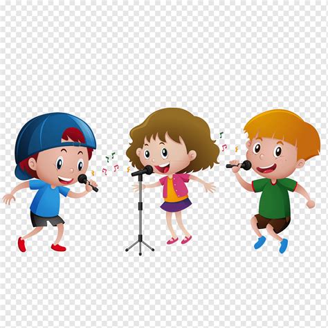 Kids Singing And Dancing Clipart