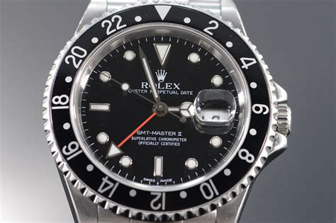 Rolex Black Face Stainless GMT Master II Watch Watch - Men's | Property ...