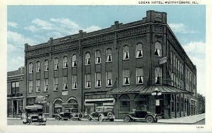 Logan Hotel - Murphysboro, Illinois IL Postcard Logan Hotel ...