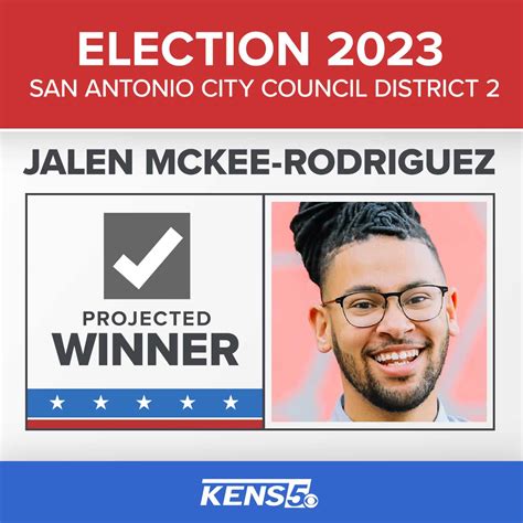 B on Twitter: "RT @KENS5: SAN ANTONIO ELECTION RESULTS: Jalen McKee-Rodriguez has been re ...