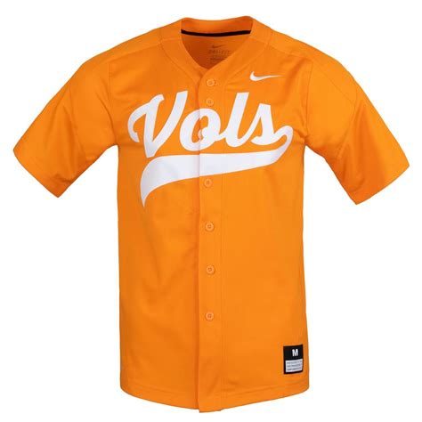 Vols | Tennessee Nike Vol Script Baseball Jersey | Alumni Hall