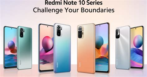 Redmi Note 10 5G vs Note 10 vs Note 10S vs Note 10 Pro Specs Comparison