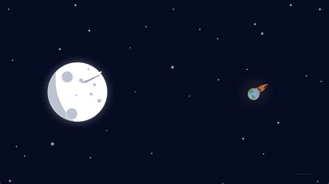 Minimalist Moon Background - 1920x1080 Wallpaper - teahub.io