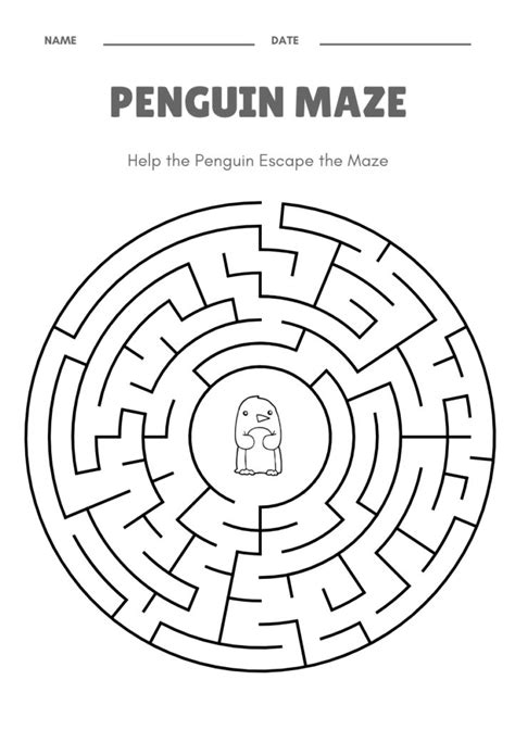 Penguin themed activity sheets for Primary School Age Kids - Help My ...