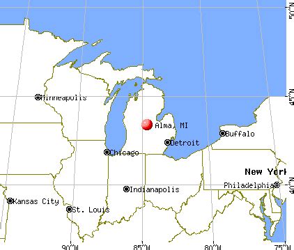 Alma, Michigan (MI 48801) profile: population, maps, real estate ...