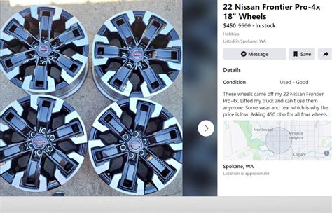 Pro 4x wheel size? | Nissan Frontier Forum