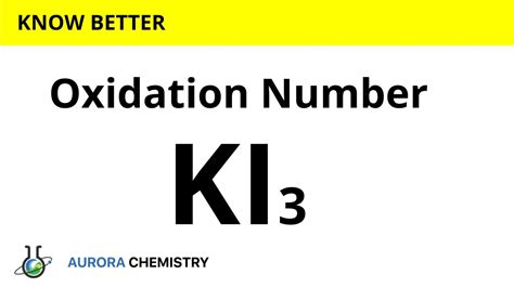 Calculate the OXIDATION NUMBER of Iodine(I) in KI3 - YouTube