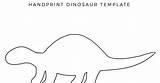 Handprint Dinosaur Templatepdf  template Crafts sketch template