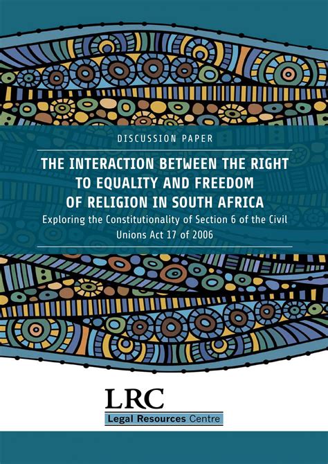 Exploring the Constitutionality of the Civil Union Act (2018) | LRC