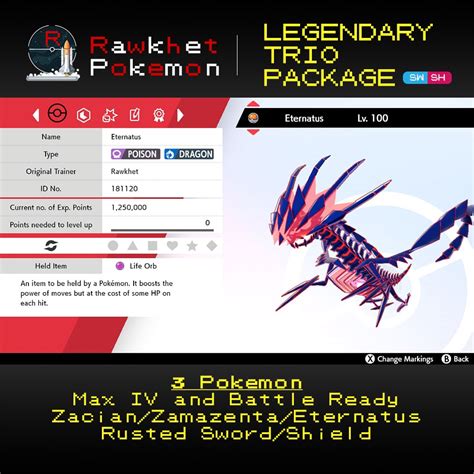 Get the Galar Legendaries Trio for Sword and Shield! - Rawkhet Pokemon