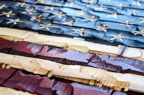 Wood American Flag, Distressed Flag, Rustic American Flag, Patriotic ...