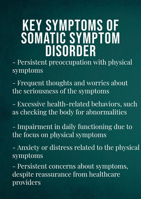 Somatoform Disorders: Symptoms, Types, and Treatment