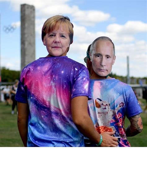 Angela Merkel Celebrity Face Mask - Costumes R Us Fancy Dress