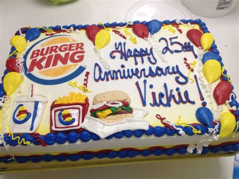 burger king birthday cake - Marylynn Fennell