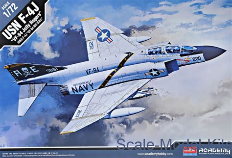 Academy - Fighter USN F-4J "VF-84 Jolly Rogers" - plastic scale model ...