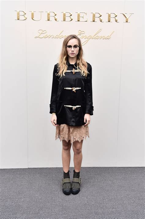 Suki Waterhouse - Burberry Fashion Show in London 2/22/2016 • CelebMafia