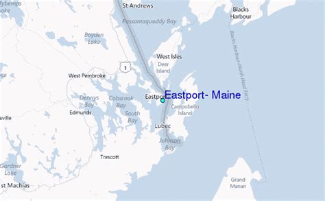 Eastport, Maine Tide Station Location Guide