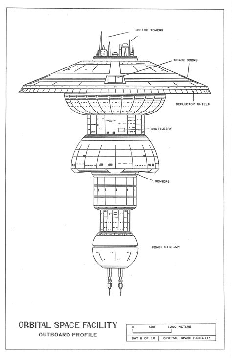 Star Trek Blueprints: Stephen Arenburg's Space Station General Plans