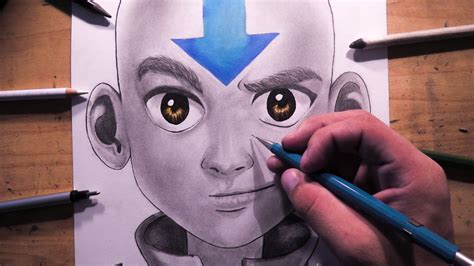 Aang Avatar Drawing