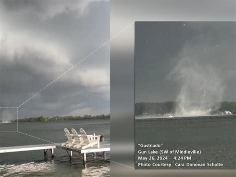 National Weather Service explains 'gustnado' on Gun Lake Sunday