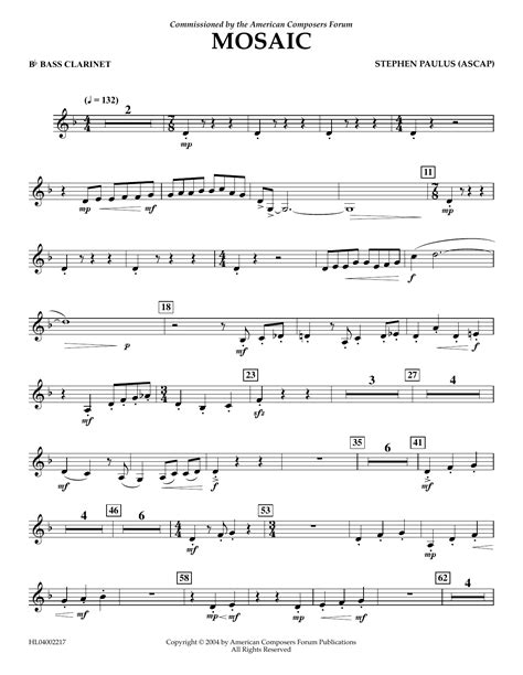 Neil Slater Listen Bass Clarinet Sheet Music Notes, Chords Download Printable Jazz Ensemble PDF ...