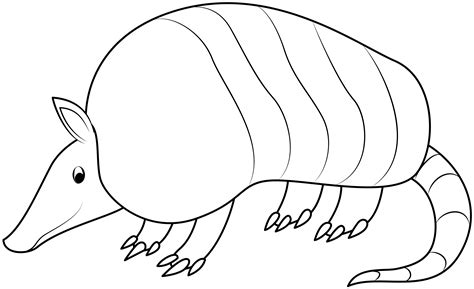 Armadillo Printable Template | Free Printable Papercraft Templates