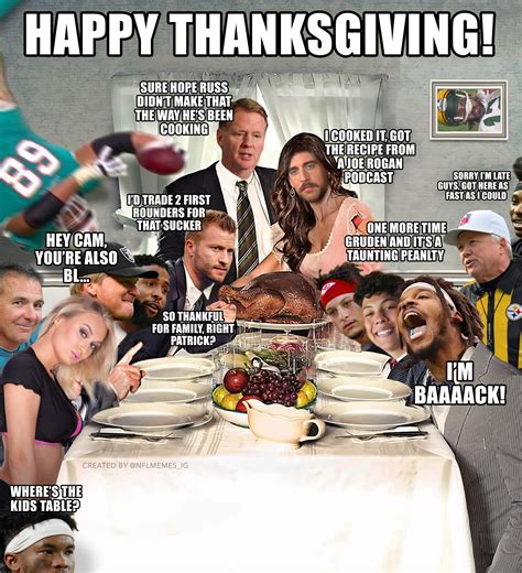 NFL Memes on Twitter: "Happy Thanksgiving! 🦃 https://t.co/xJweoocfIQ ...