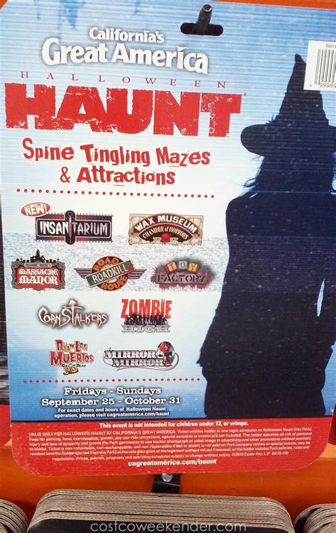 How much is great america halloween haunt tickets | gail's blog